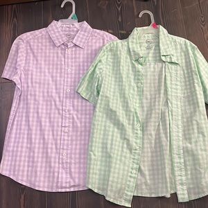 Never warn shirts. My son grew out of them before he could wear them